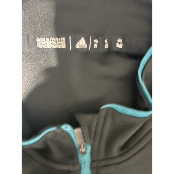 Adidas NHL San Jose Sharks 1/4 Zip Athletic Top Mens Black Long Sleeve Size XL - Picture 3 of 11